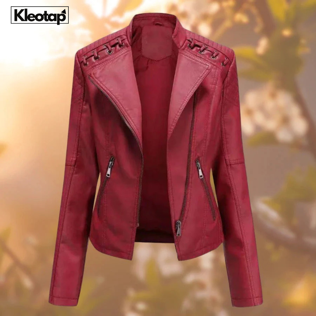 Chaqueta de cuero de mujer VICTORIA