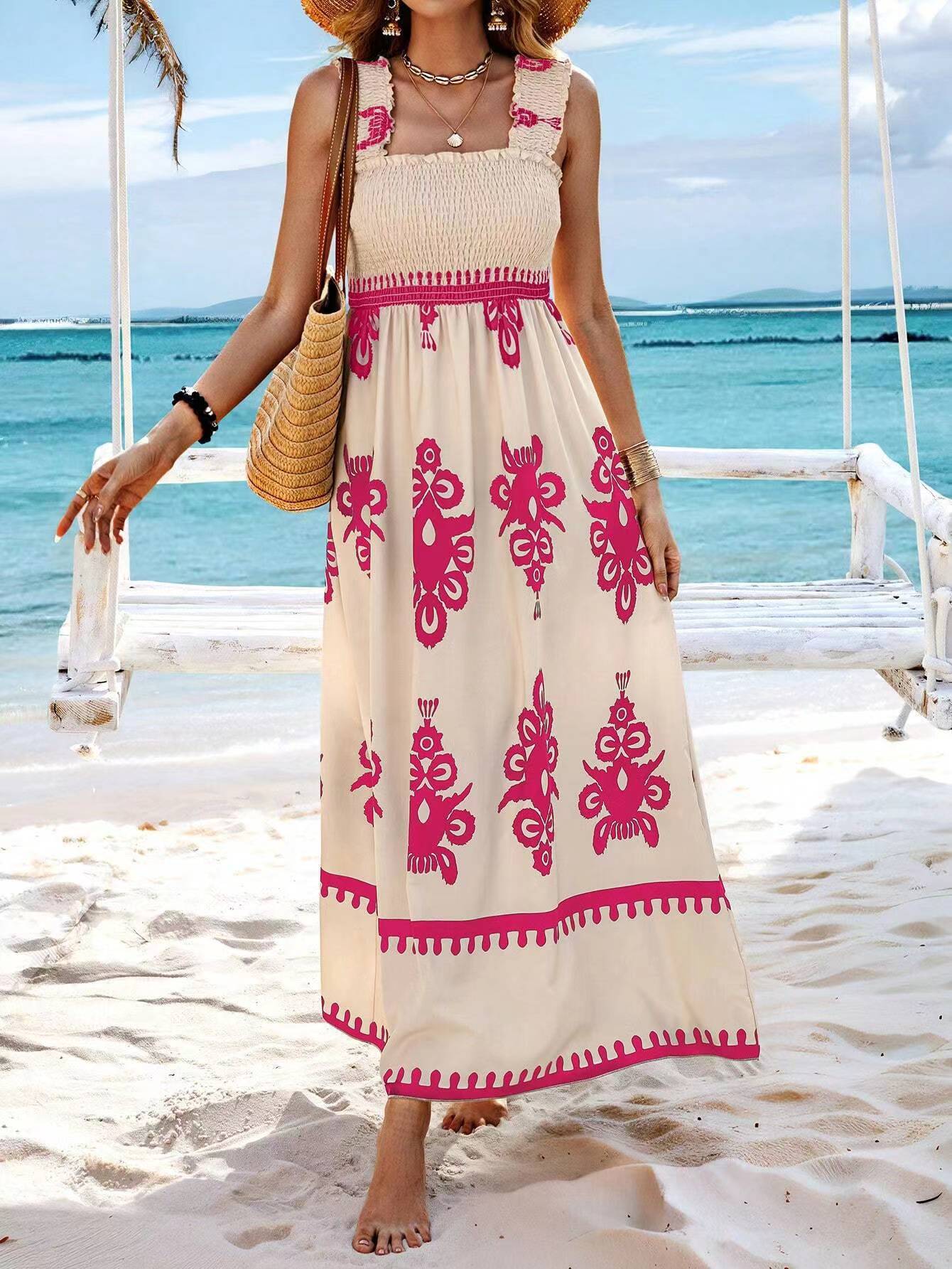 Vestido de verano con estampado ROSALÍA™